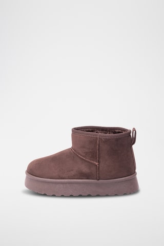 Botines forrados - Marrón