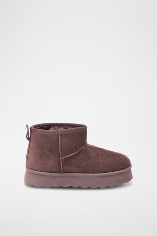 Botines forrados - Marrón