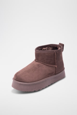 Botines forrados - Marrón
