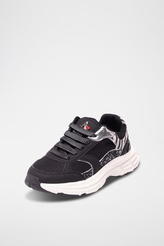 Zapatillas con plataforma - Negro