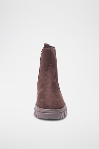 Botines de piel - Marrón