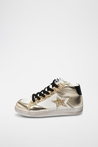 Zapatillas altas - Dorado