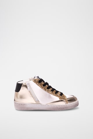 Zapatillas altas - Dorado