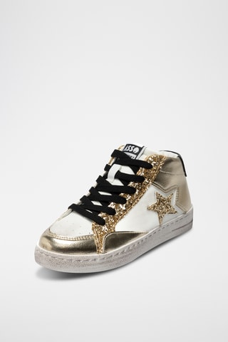 Zapatillas altas - Dorado