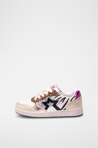 Zapatillas - Blanco y marrón