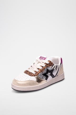 Zapatillas - Blanco y marrón
