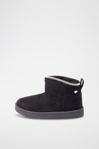 Botines forrados - Negro