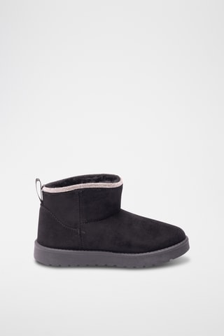 Botines forrados - Negro