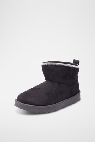 Botines forrados - Negro