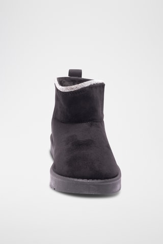 Botines forrados - Negro