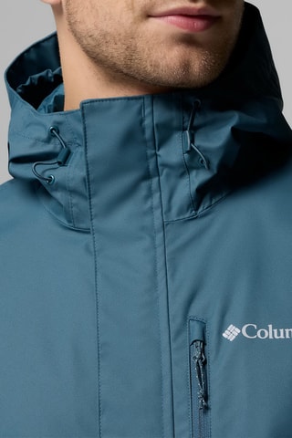 Coupe-vent de trail à capuche Hikebound™ II - Bleu pétrole