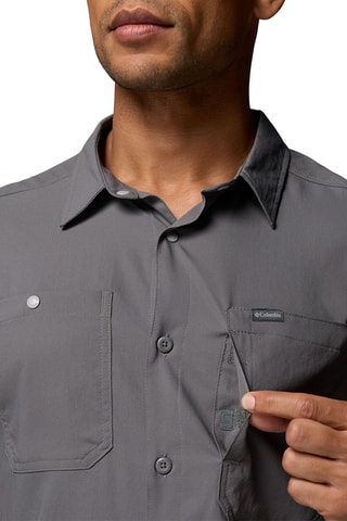 Chemise regular de trail Silver Ridge™ - Gris foncé