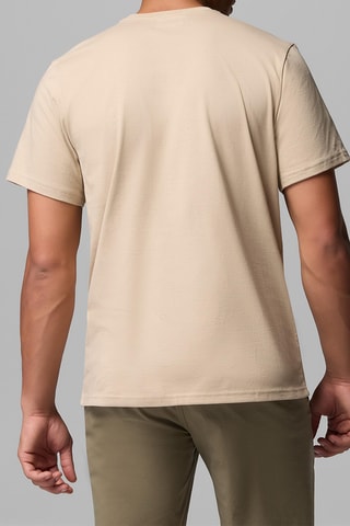 Biologisch Katoenen T-shirt Regular Fit CSC™ - Lichtbruin