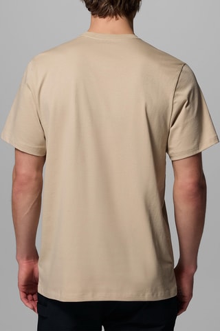 T-shirt regular en coton biologique CSC Basic Logo™ - Marron clair
