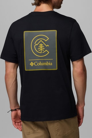 T-shirt regular en coton biologique CSC™ Logo - Noir