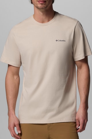 T-shirt regular en coton biologique CSC™ Logo - Marron clair