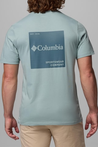 T-shirt regular en coton biologique CSC™ Logo - Bleu