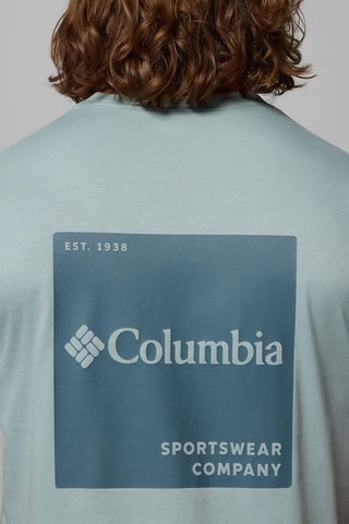 T-shirt regular en coton biologique CSC™ Logo - Bleu