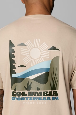 T-shirt regular en coton biologique CSC™ Outdoor - Marron clair