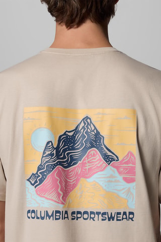 T-shirt regular en coton biologique CSC™ Outdoor - Marron clair
