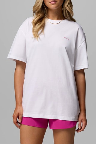 T-shirt relaxed en coton biologique Rolling Bend™ - Blanc