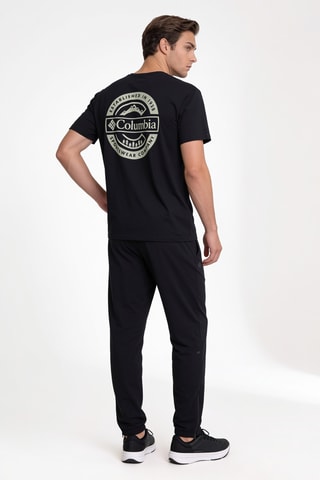 T-shirt regular en coton biologique M Rapid Ridge™ - Noir