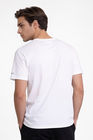 T-shirt regular en coton biologique Path Lake™ II - Blanc