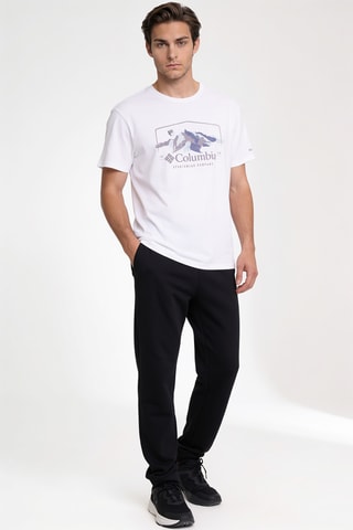 T-shirt regular en coton biologique Path Lake™ II - Blanc