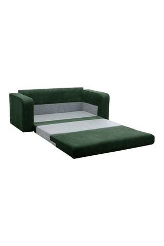 Canapé droit convertible Come - Vert