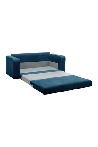 Canapé droit convertible Come - Bleu foncé 