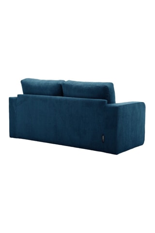 Canapé droit convertible Come - Bleu foncé 