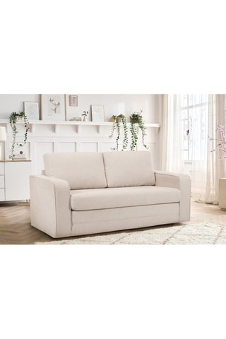 Canapé droit convertible déplimousse Côme Beige
