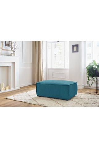 Pouf Nihad - 
Bleu