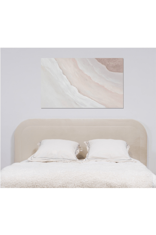 Tête de lit Cassiopée - En tissu toucher velours