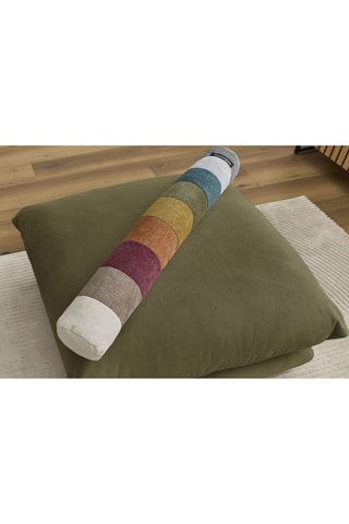 Pouf Ernest - Vert - En tissu structuré