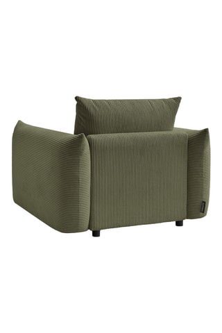 Fauteuil Ernest - Vert - En tissu structuré