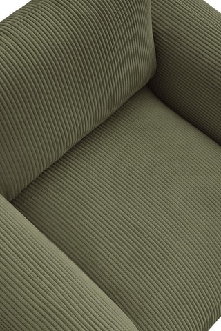 Fauteuil Ernest - Vert - En tissu structuré