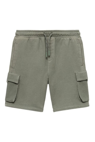Bermuda cargo cordon - Vert