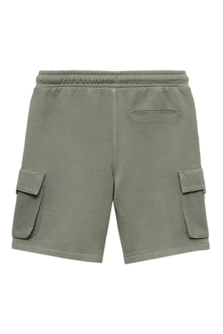 Bermuda cargo cordon - Vert