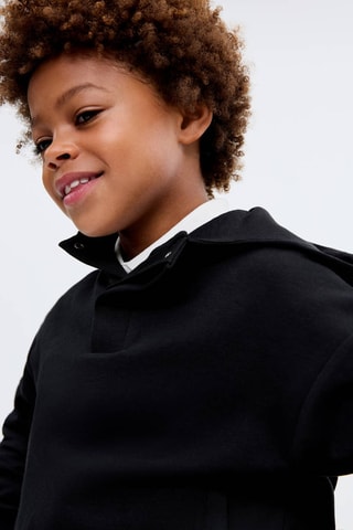 Sweat coton interlock - Noir