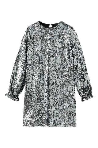 Robe à sequins - Noir
