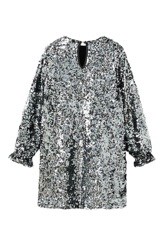 Robe à sequins - Noir