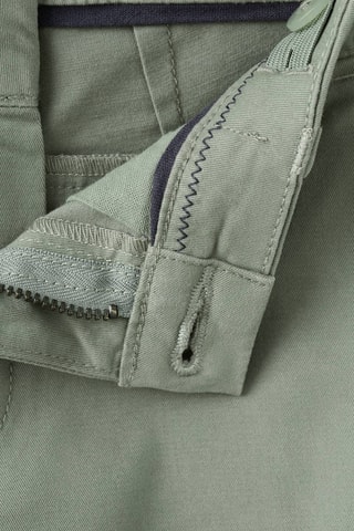 Pantalon chino avec ourlet - Kaki