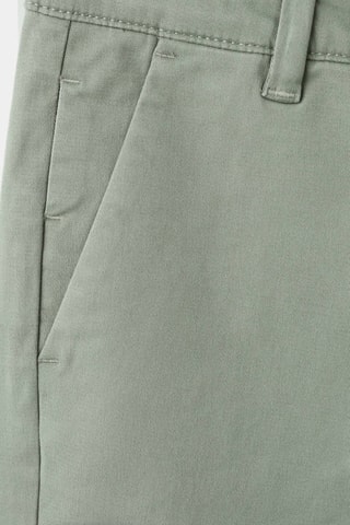 Pantalon chino avec ourlet - Kaki