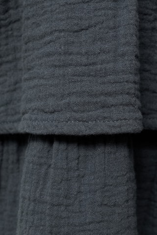 Robe ornement volants paillettes - Anthracite