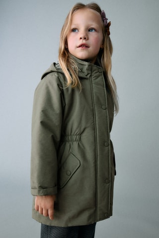 Trench capuche - Vert