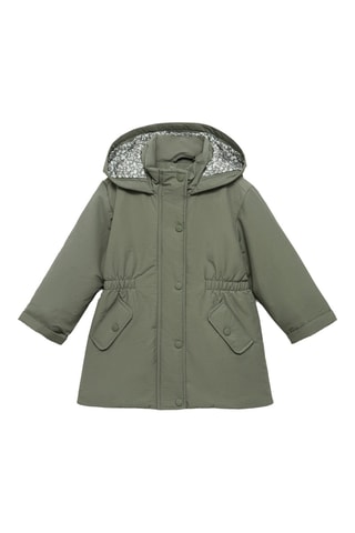 Trench capuche - Vert