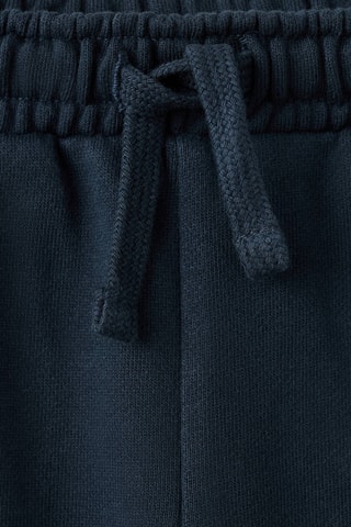 Jogging coton cordon - Bleu marine
