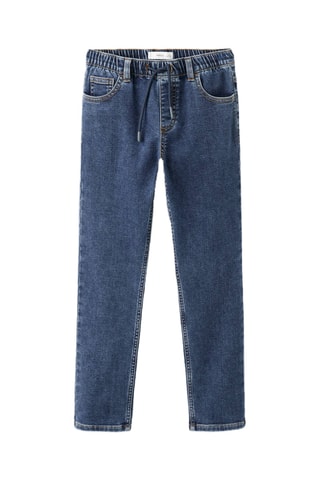 Jean comfy cordon - Bleu marine