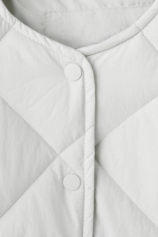 Anorak matelassé imperméable à losanges - Gris clair